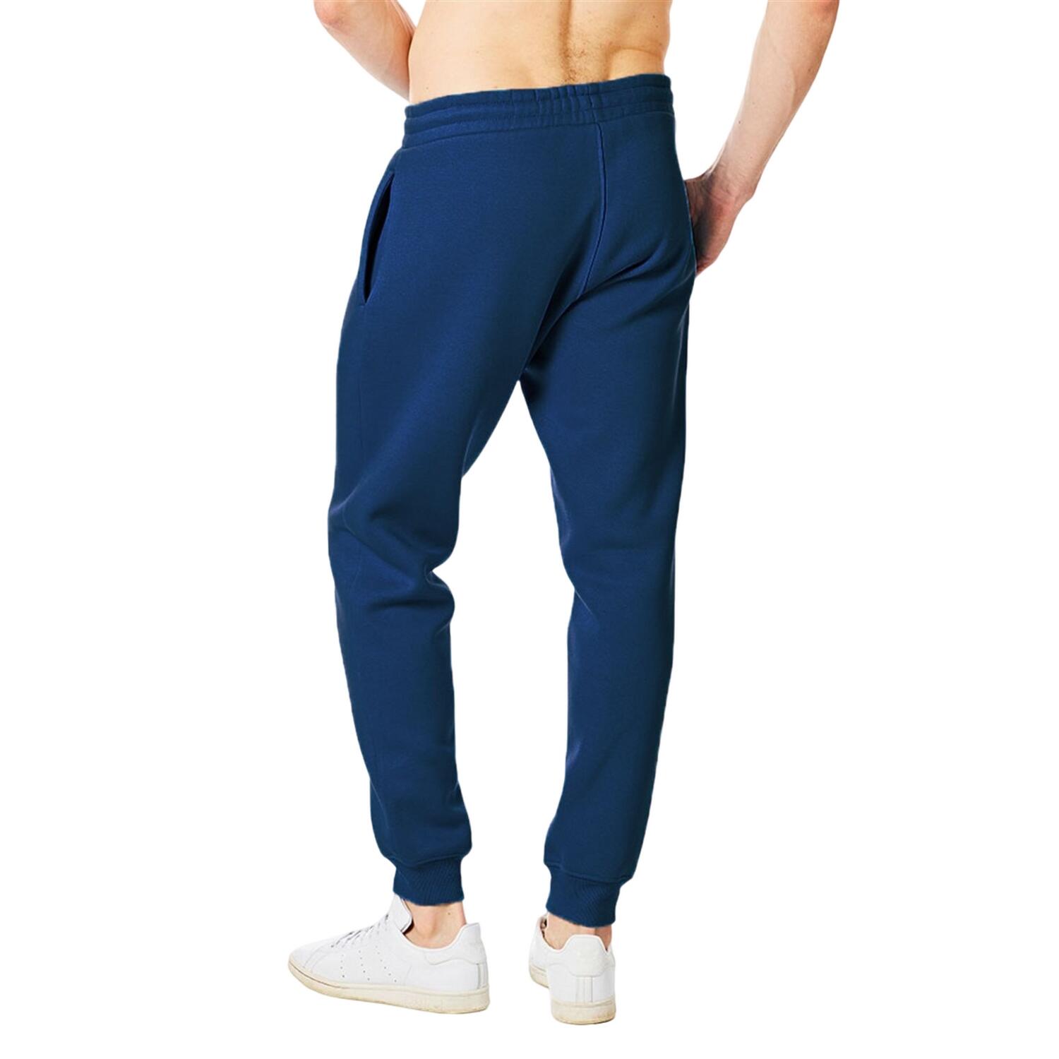 Mens Jogging Bottoms (Navy Blue) 4/4