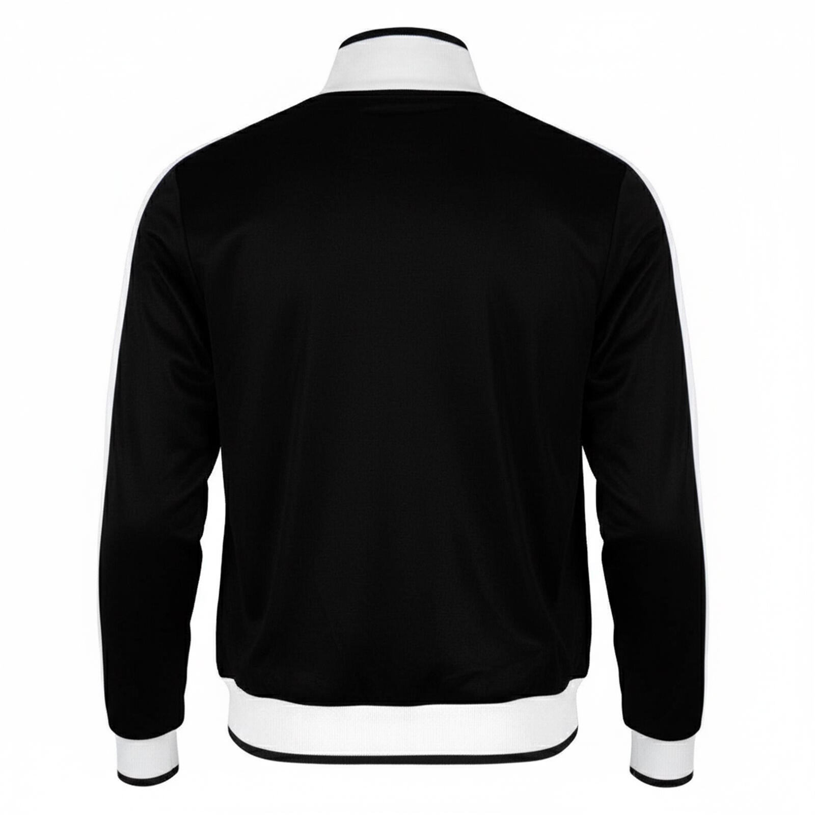 Veste De Survêtement Motif/style Rétro Homme (Noir / Blanc) 2/4