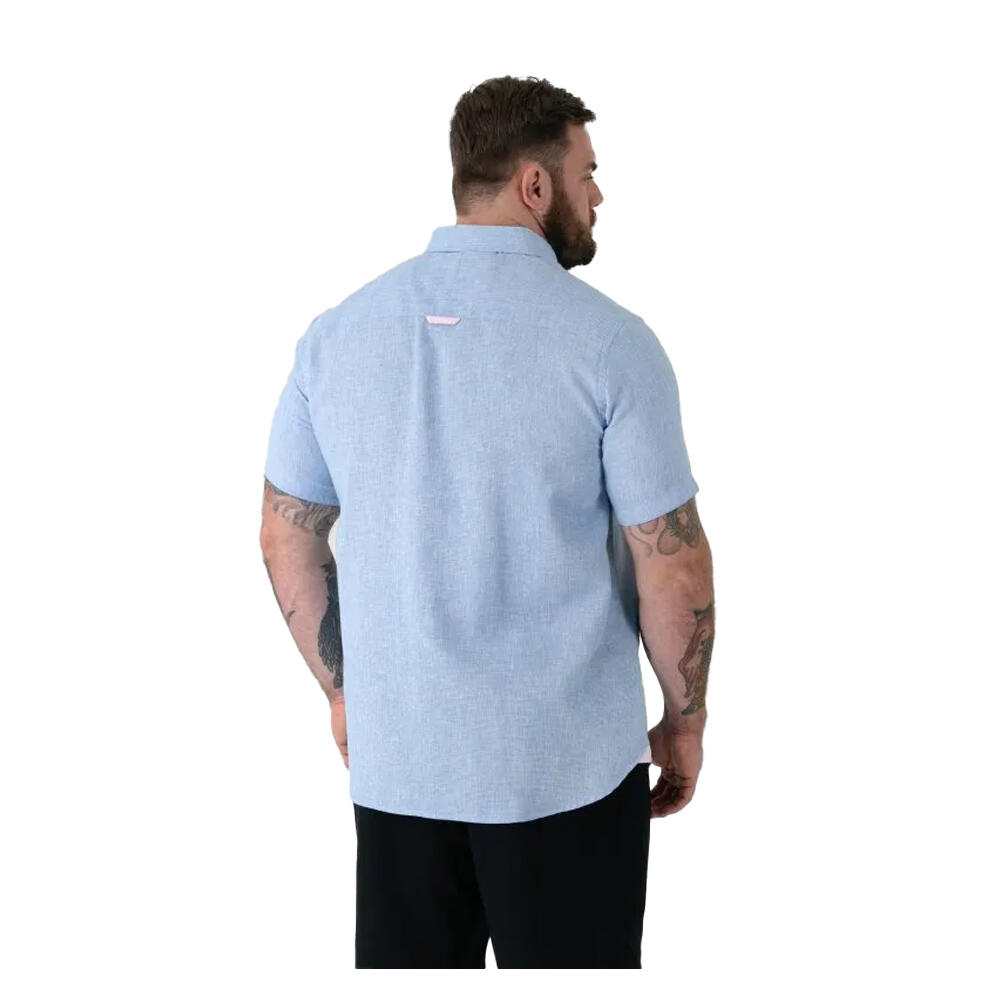 "Clarke D555" Hemd für , Leinen, Kingsize Herren Blau 2/5