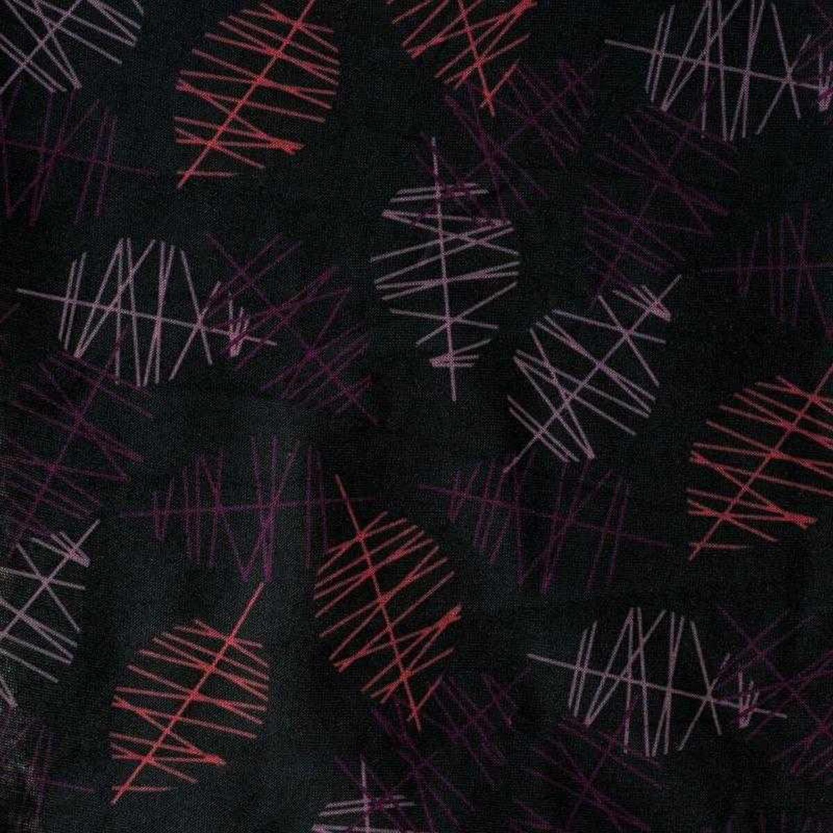 Scaldacollo Foglia Hi-Tec Rine Nero Rosso 2/3