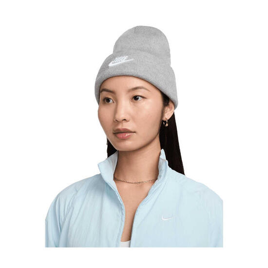 Berretto Adulto Unisex Nike Futura Peak Grigio Erica Scuro Bianco