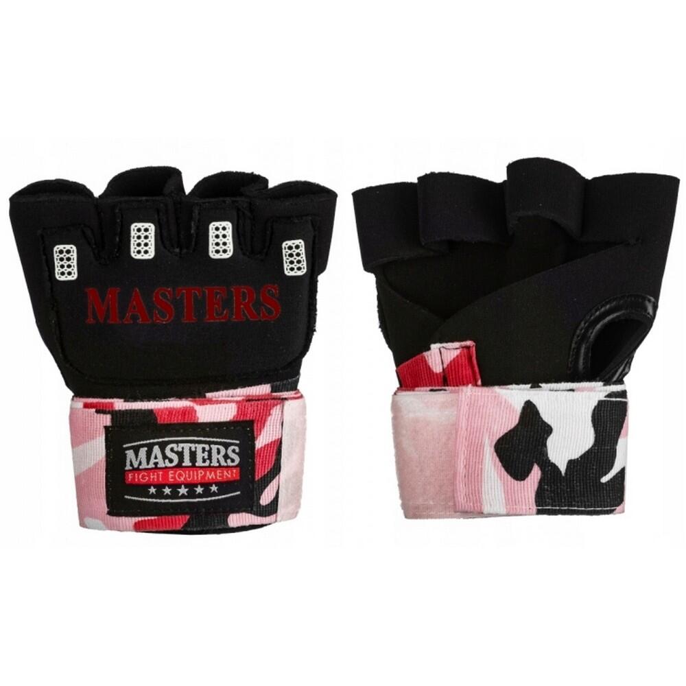 Boxbandagen Damen und Herren Schwarz L-XL 3/3