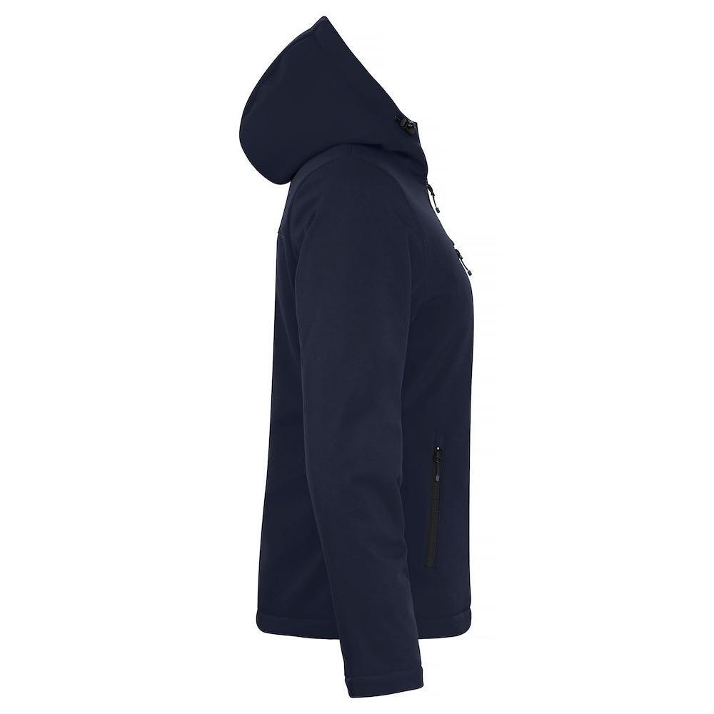 Womens/Ladies Padded Soft Shell Jacket (Dark Navy) 4/6