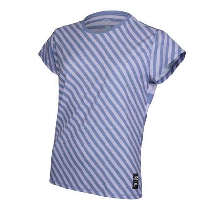 Damen Kurzarmshirt P-Green Grass W mauve - Bike&Active