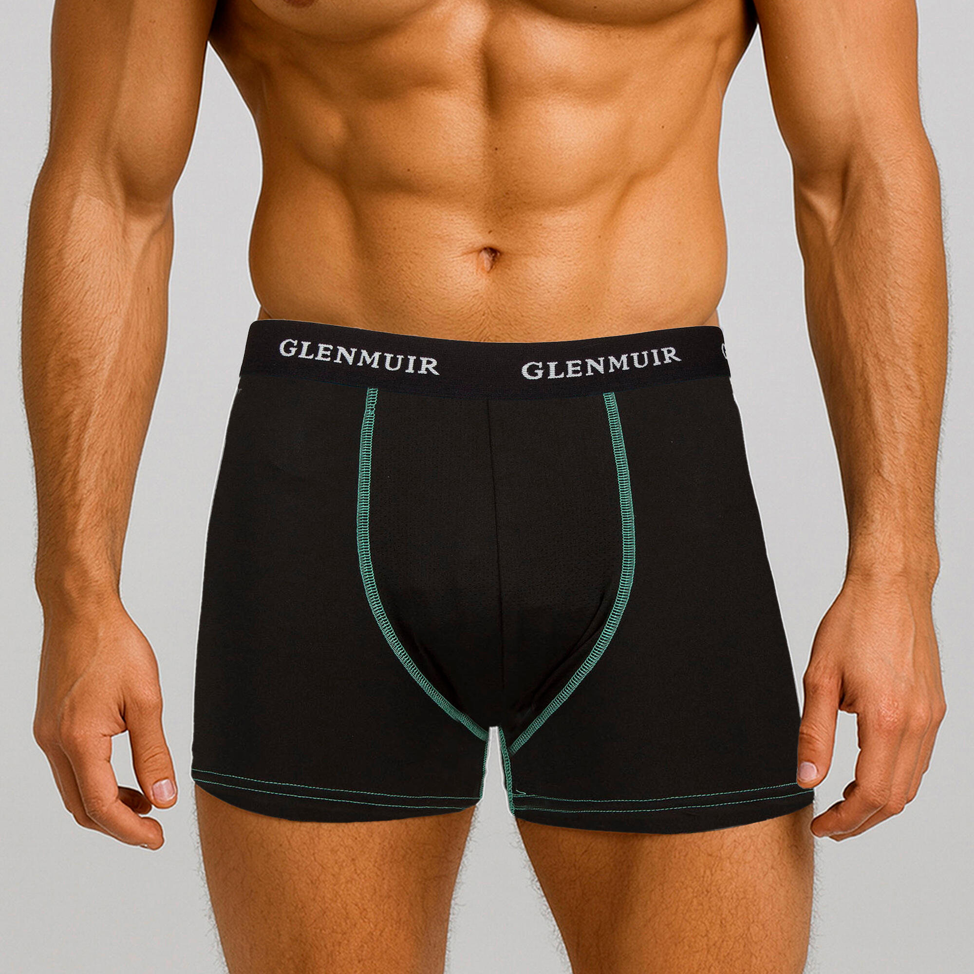 Glenmuir - 2er Pack Herren Performance Boxershorts Atmungsaktiv Sport Fit 4/4