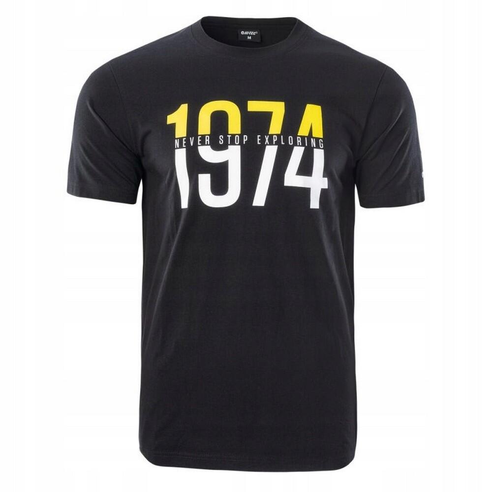 Mens Rolic Cotton TShirt (Black)