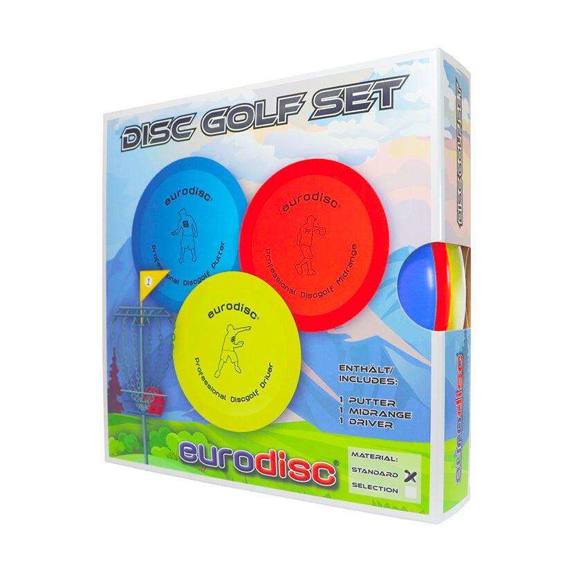 Disco da disc golf Eurodisc Set di partenza standard per disc golf EDSSSA 1/2