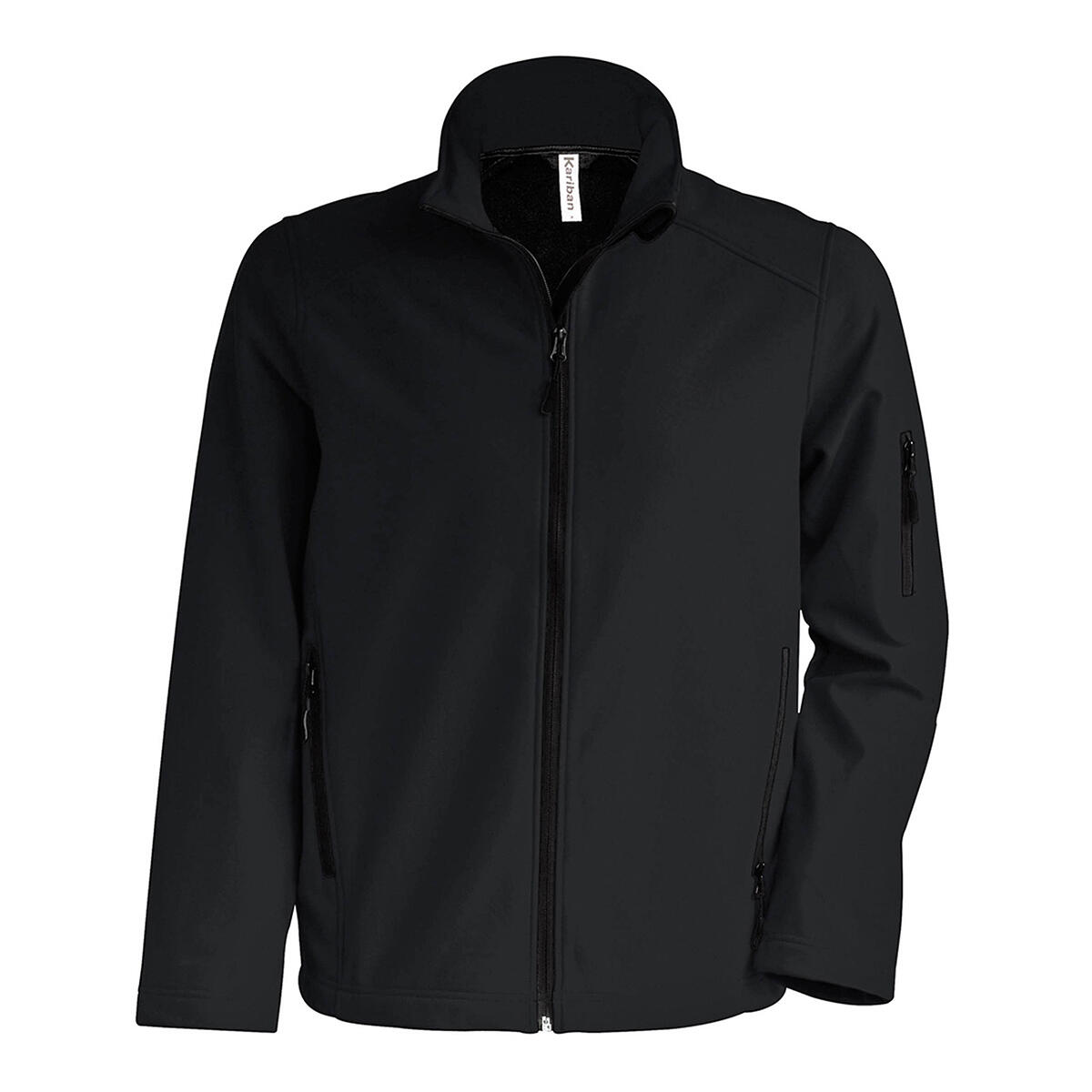 Giubbotto Smanicato Softshell Tre Strati Uomo Kariban Nero 2/2