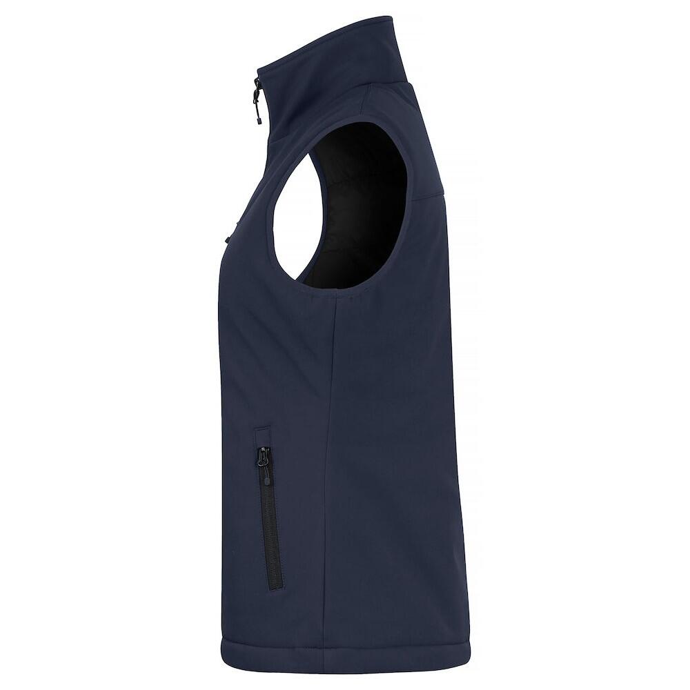 Gilet Pannelli In Softshell Donna Clique Blu Navy Scuro 3/6