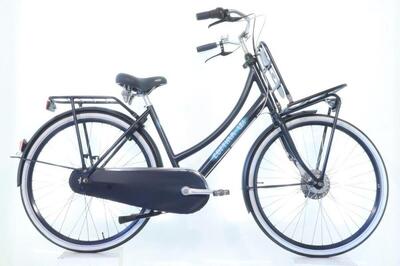 Cortina transport u4 city speed, shimano nexus, 28" blauw - tweedehands