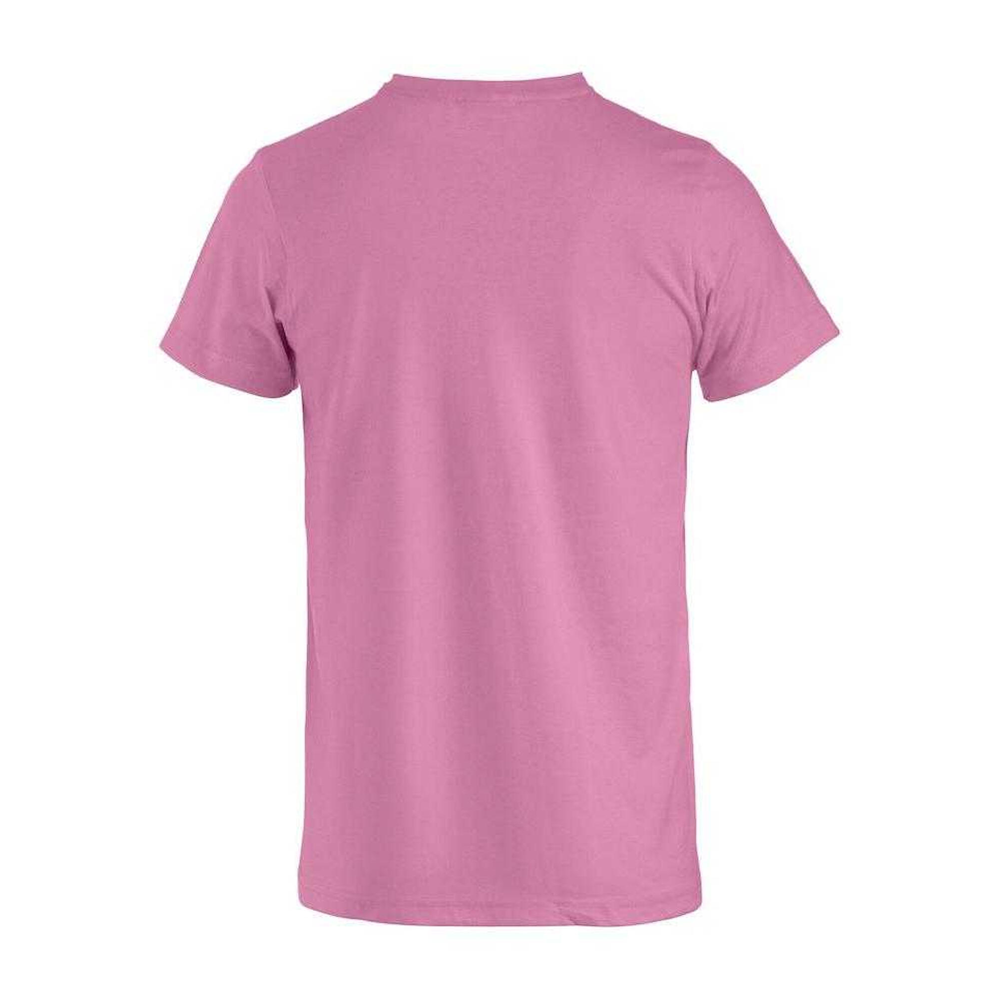 "Basic" TShirt für Herren Leuchtend Rosa 2/3