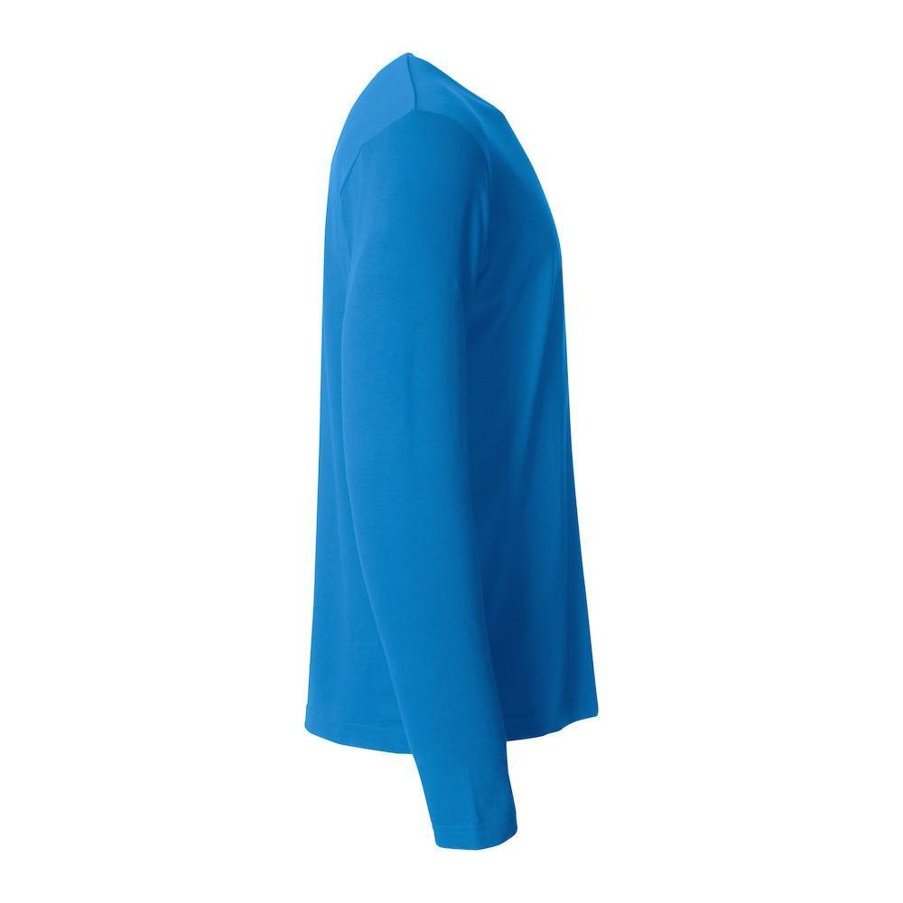 Mens Basic LongSleeved TShirt (Royal Blue) 4/4