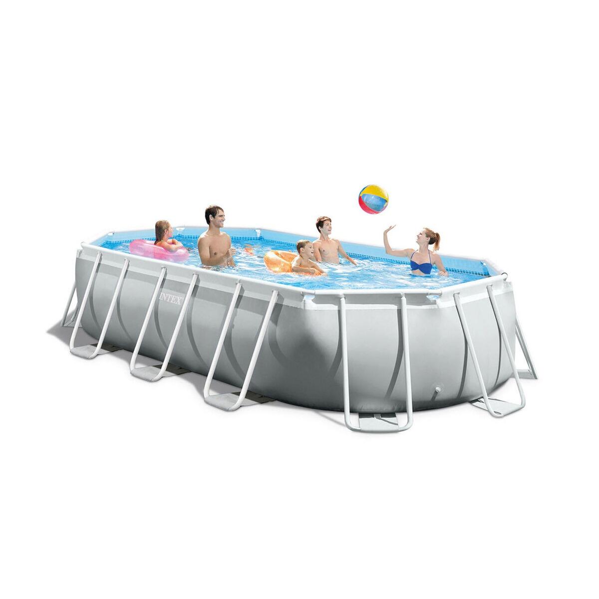 503 x 274 x 122 cm Intex Prism Frame Pool Set oval 5/7