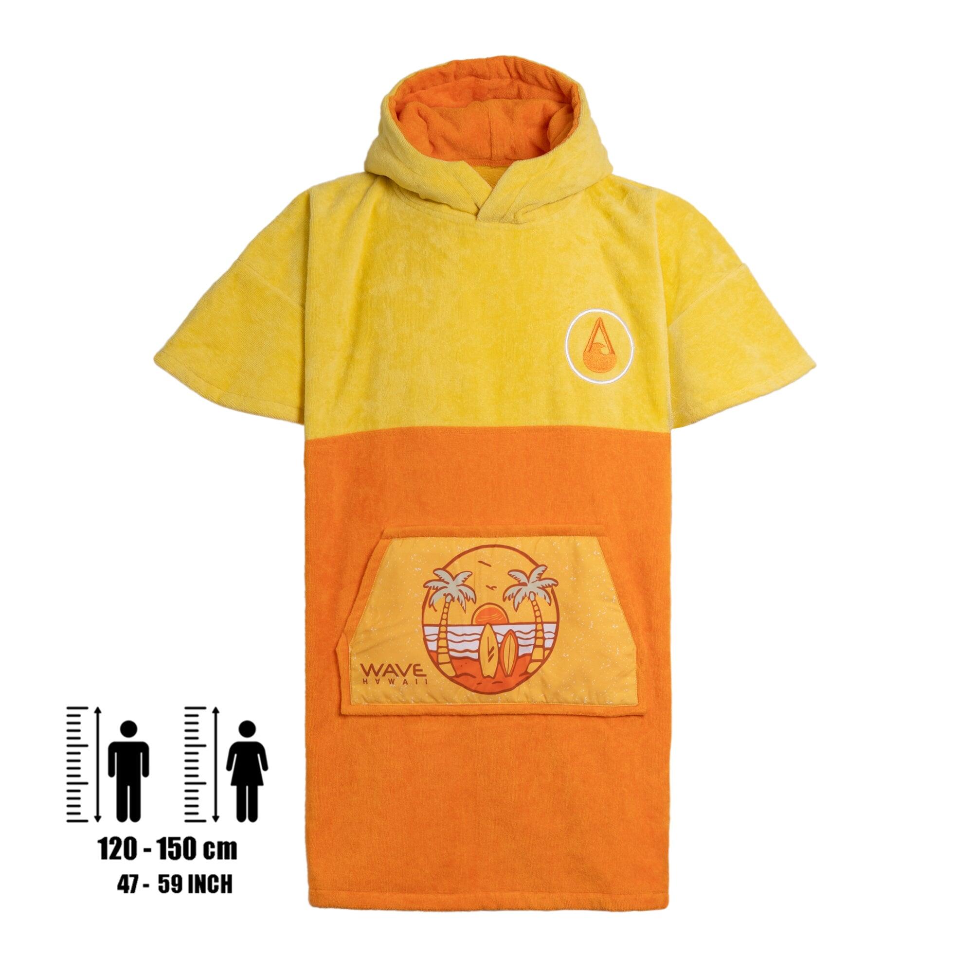 Poncho Wave Hawaii Cotton Velours Poncho Beach XS WH4097 Multicolore 80 x 70 cm 2/7
