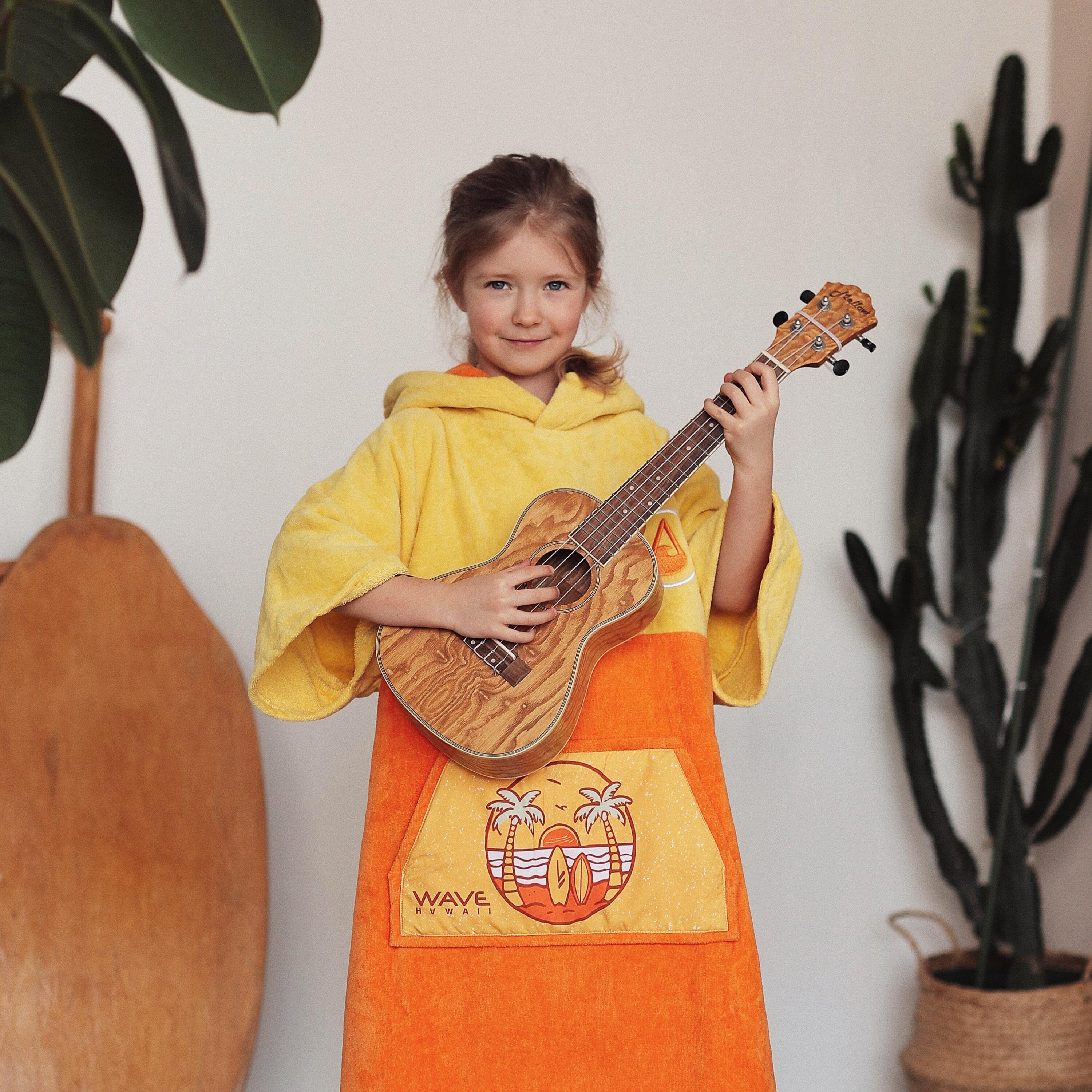 Poncho Wave Hawaii Cotton Velours Poncho Beach XS WH4097 Multicolore 80 x 70 cm 4/7