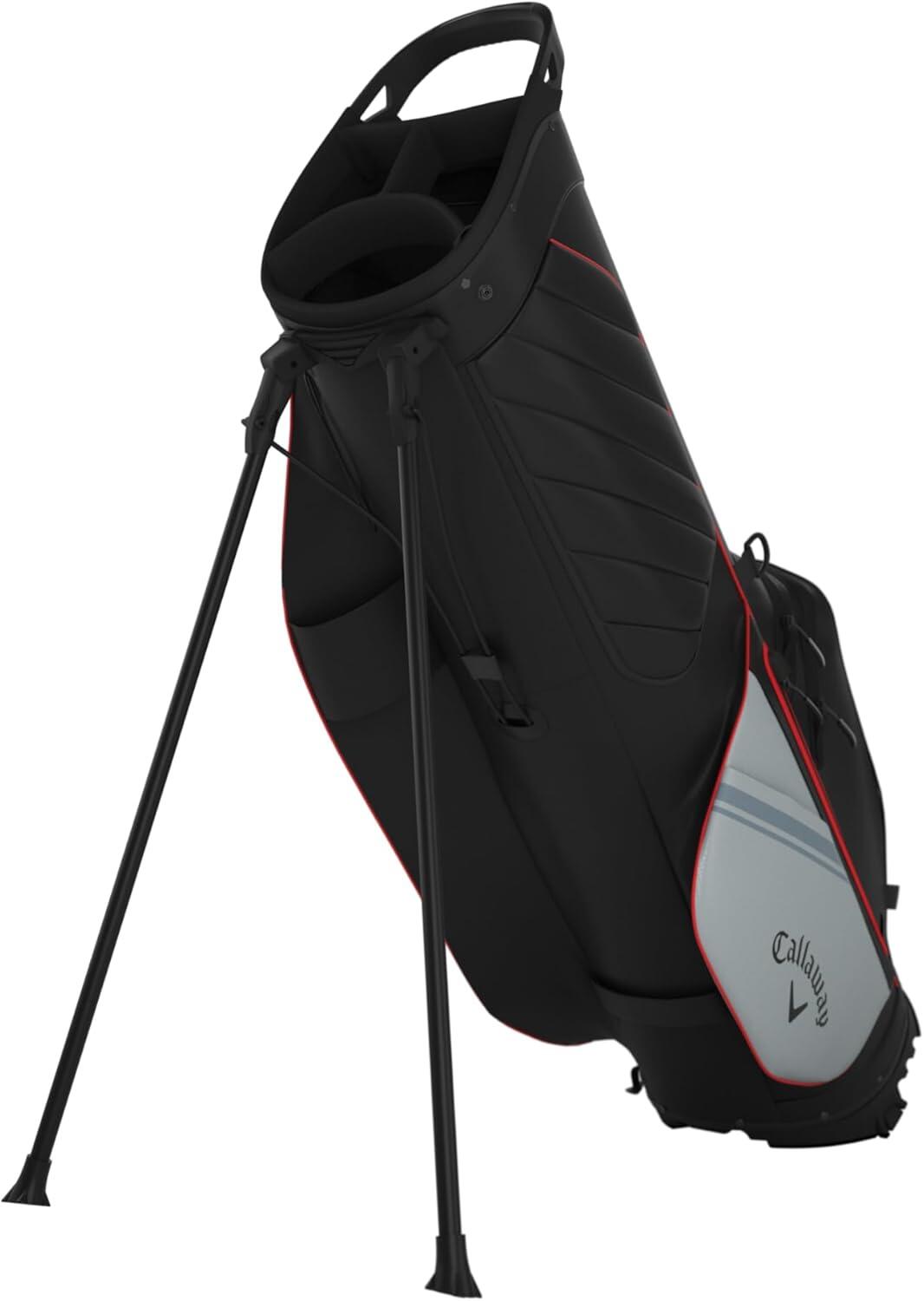 Callaway Golf Chase Dry Stand Bag 26, Saco de golfe com suporte, Preto/Cinza-esc 3/3
