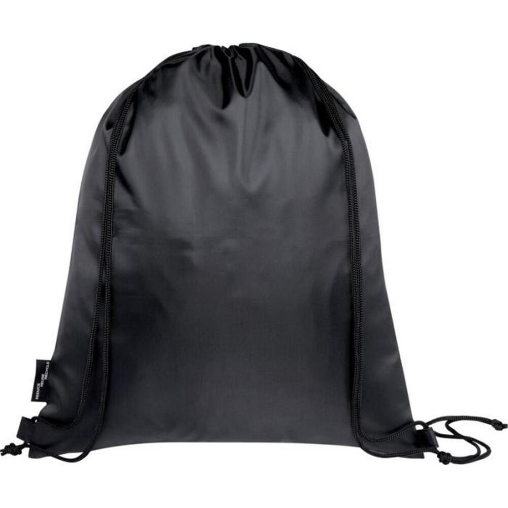 Pieghevole Borsa Con Coulisse Bullet Ash Grigio Erica Nero Tinta Unita Taglia 2/2