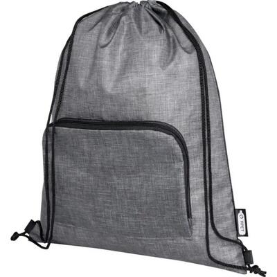 Opvouwbare gerecyclede tas ash (heidegrijs/geen zwart) einheitsgröße