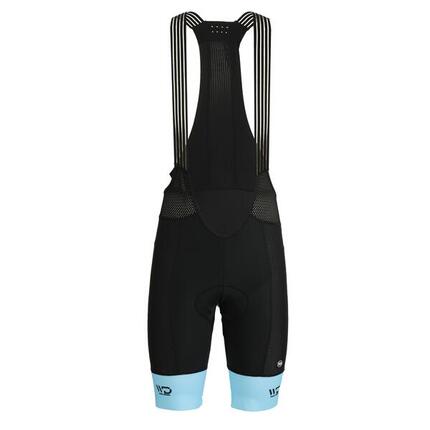 Fietsbroek voor heren DRAFT zwart/hemelsblauw