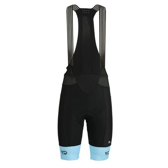 Fietsbroek voor heren DRAFT zwart/hemelsblauw