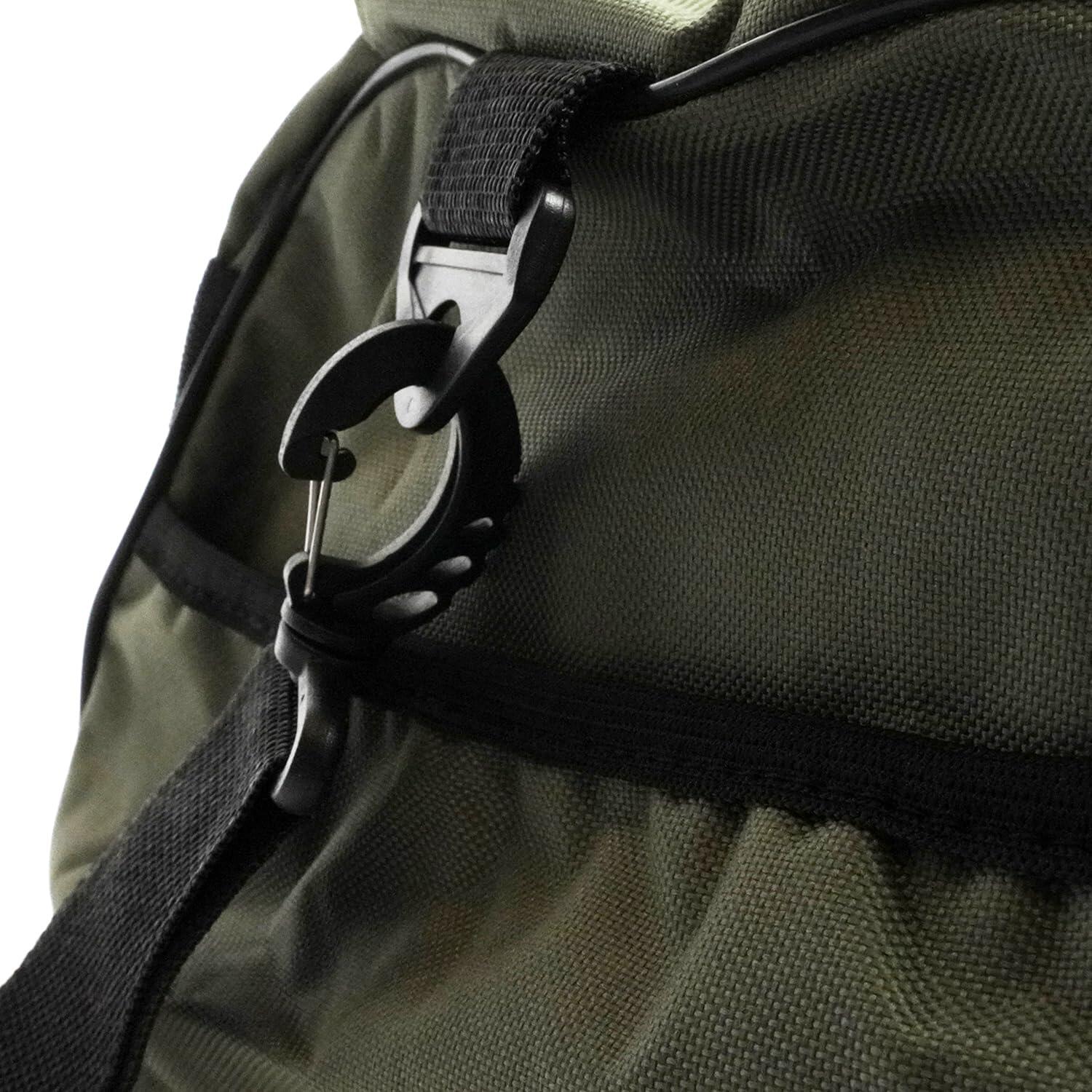 Sac carpe 40L carryall vert 54x29x34cm nylon 600D 3/7