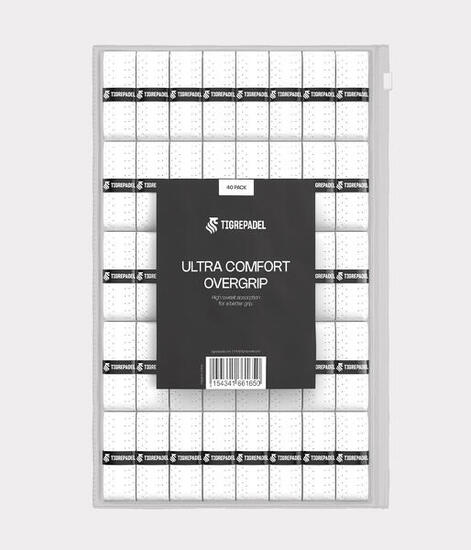Ultra Comfort Surgrip de Padel Blanc (lot de 40)