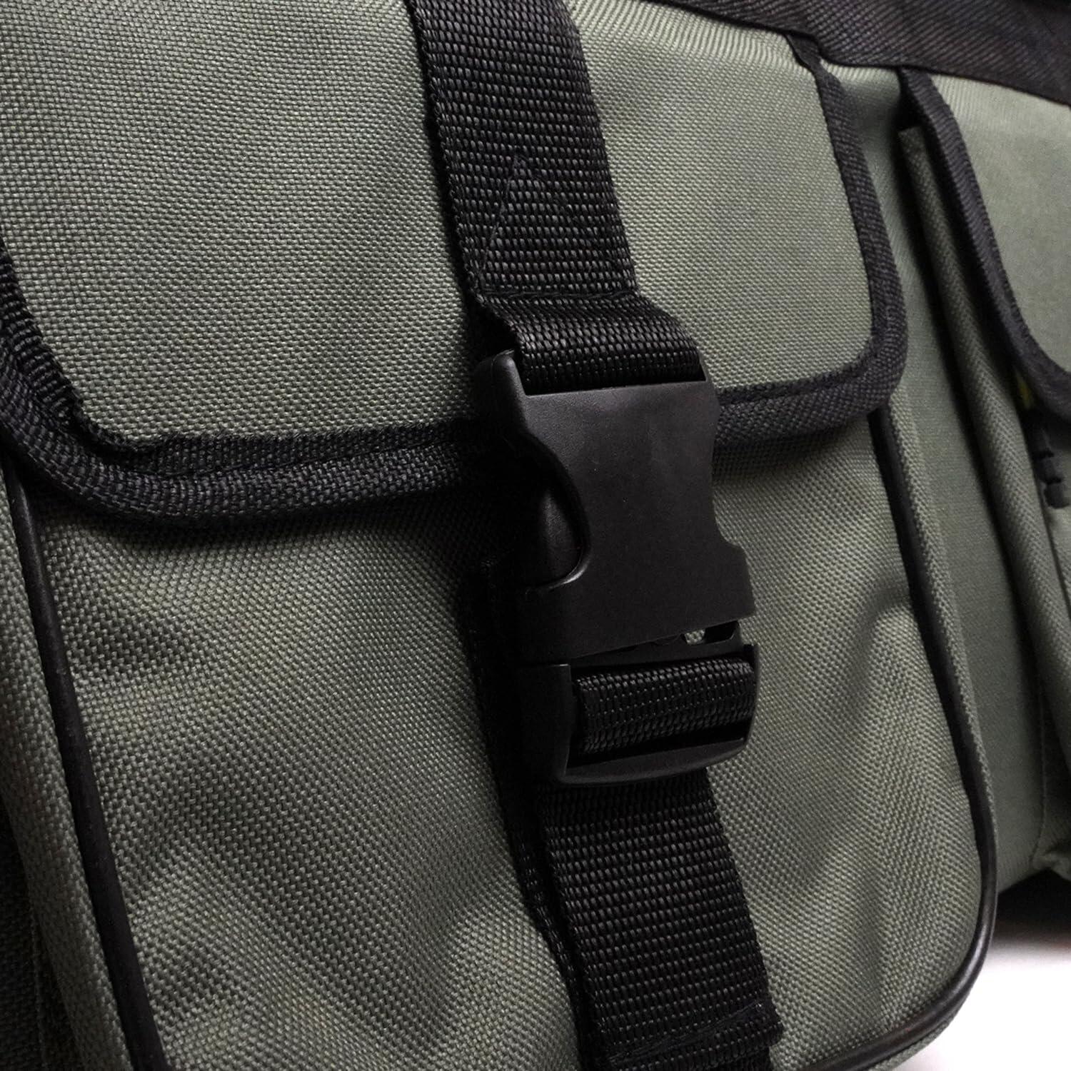 Sac carpe 40L carryall vert 54x29x34cm nylon 600D 5/7