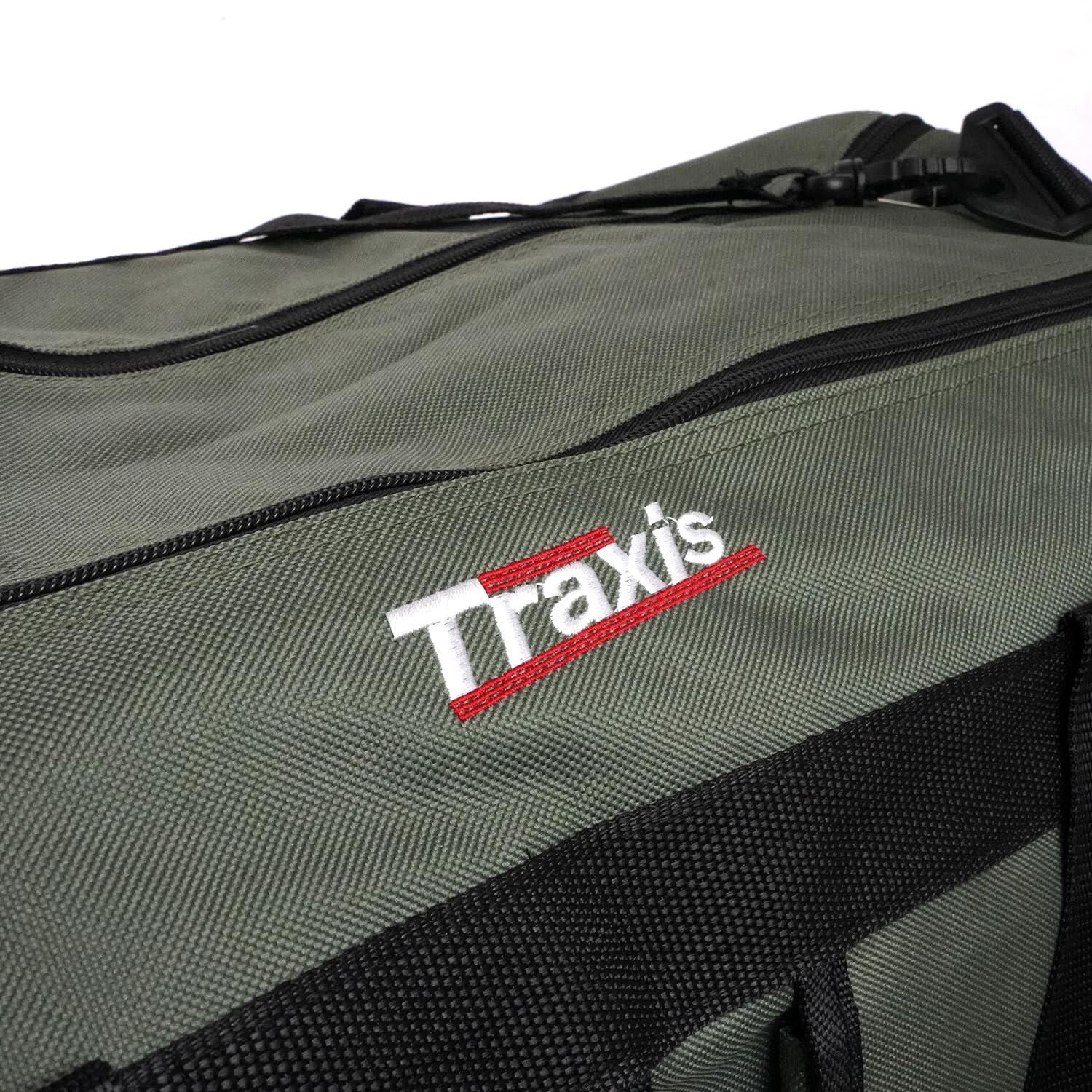 Sac carpe 40L carryall vert 54x29x34cm nylon 600D 6/7