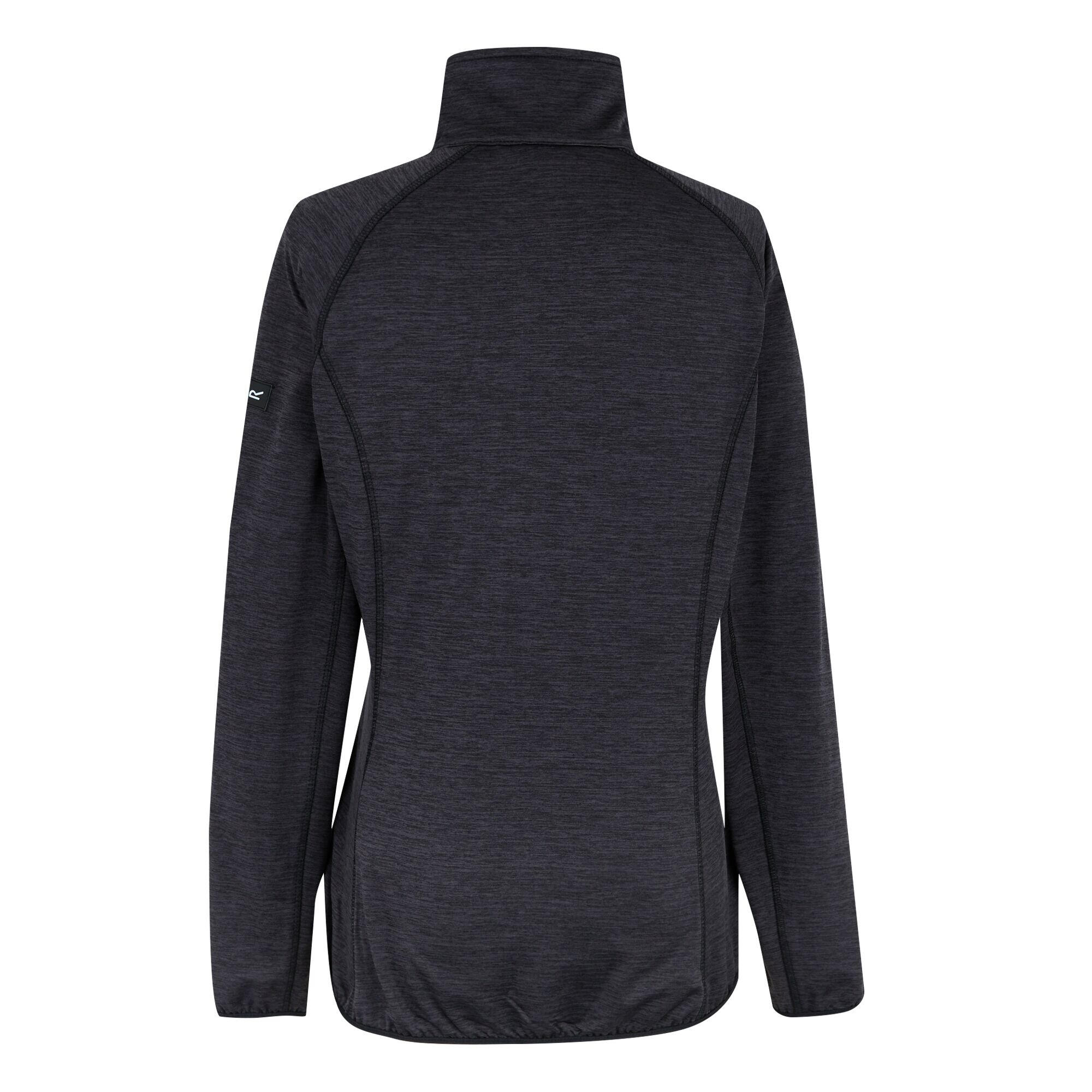 Womens/Ladies Harpten Full Zip Midlayer (Black) 2/5