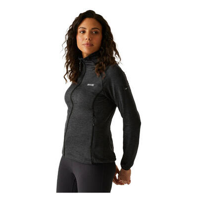 Dames harpten full zip midlayer (sparrengroen)