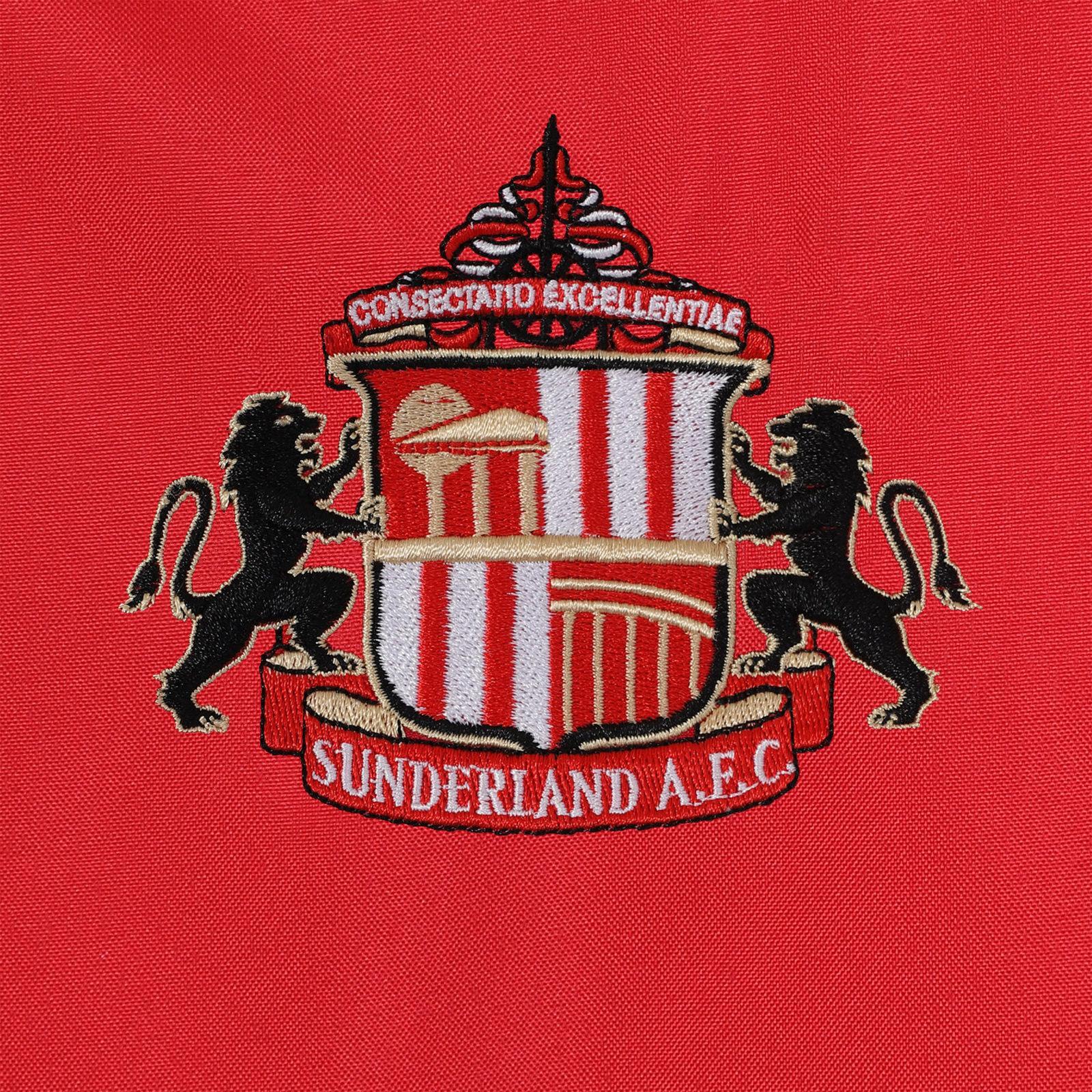 Giacca A Vento Stemma Uomo Sunderland AFC Nero Rosso 4/4