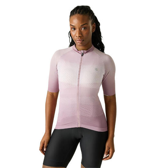 Maillot De Cyclisme Demimanches Motif/style Impression Dégradée LIGHTNING Femme