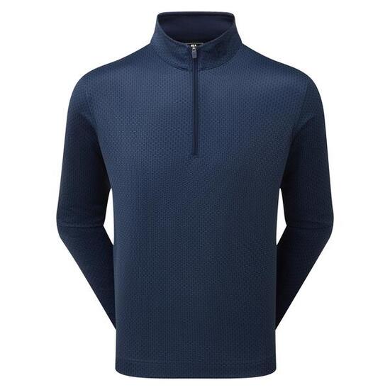 Maillot de golf Footjoy Nautical Flag Tonal Chill-Out pour homme, bleu marine