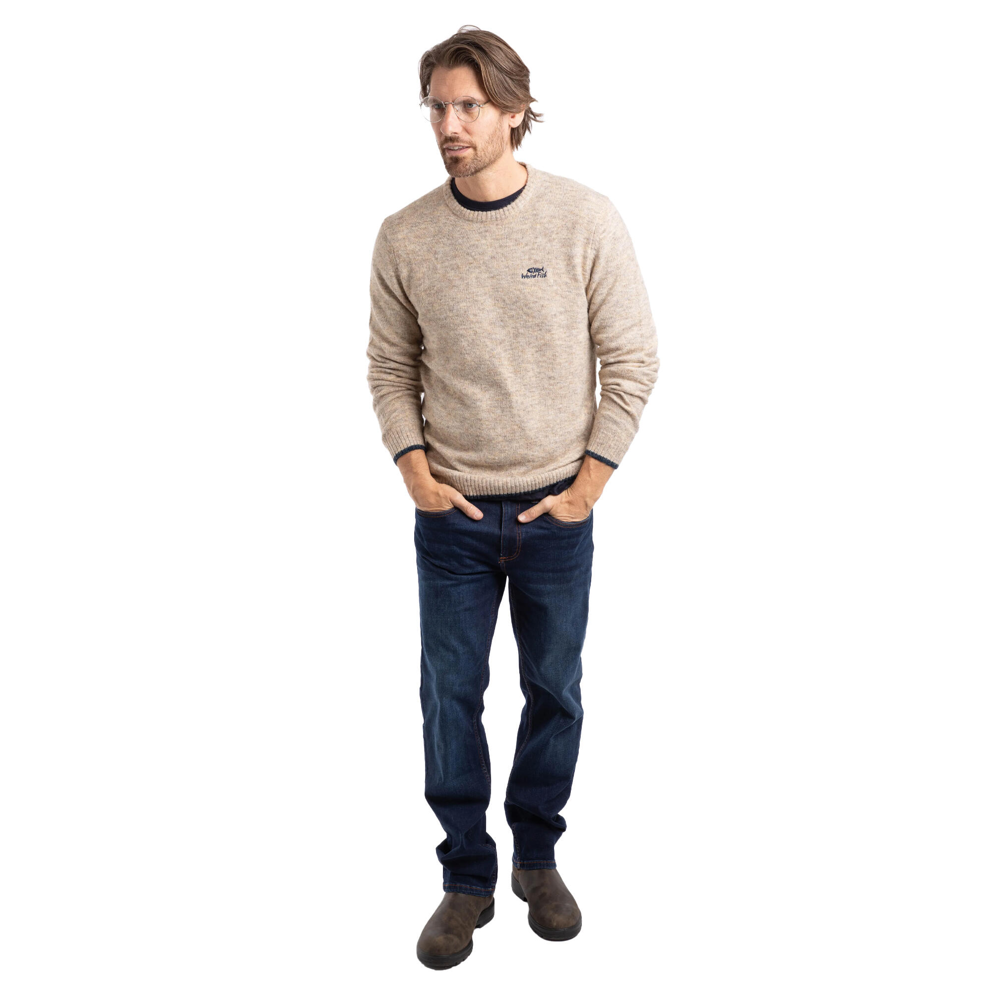 Sweat GORLESTON Homme (Écru) 4/4