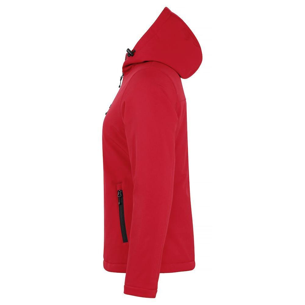 Giacca Soft Shell Imbottita Donna Clique Rosso 3/6