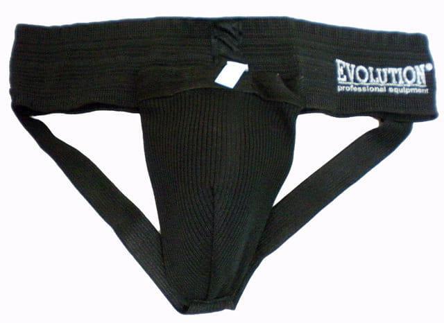 Suspensor męski - bawełna Evolution XL czarny 3/5