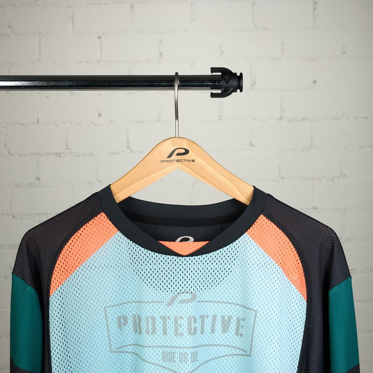 Camicia a maniche lunghe da uomo P-Neon Moon - Bike&Active - azzurra 5/7
