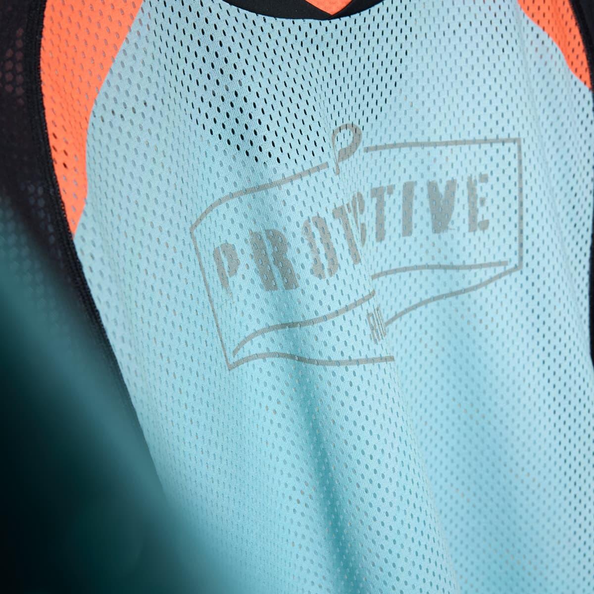 Camicia a maniche lunghe da uomo P-Neon Moon - Bike&Active - azzurra 6/7