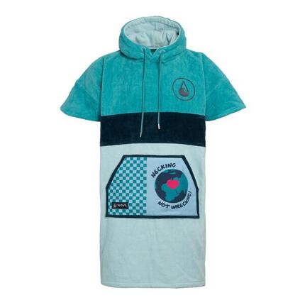 Poncho Wave Hawaii Cotton Velours Poncho Cotillo XL WH4101 Mehrfarbig 110 x 80 c