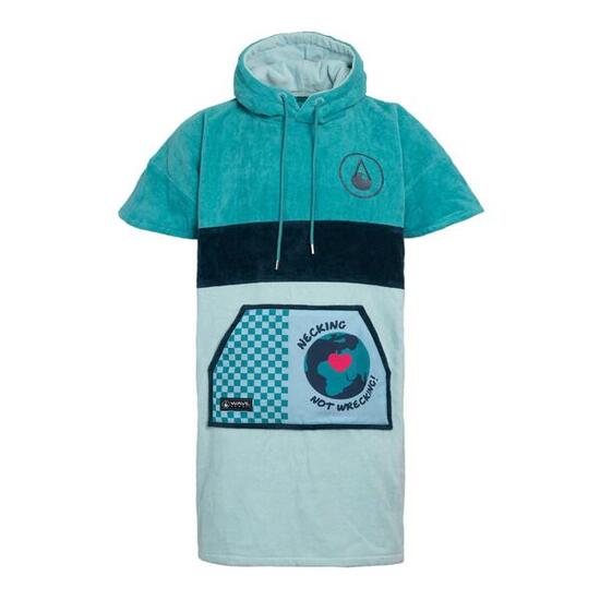 Poncho Wave Hawaii Cotton Velours Poncho Cotillo XL WH4101 Mehrfarbig 110 x 80 c