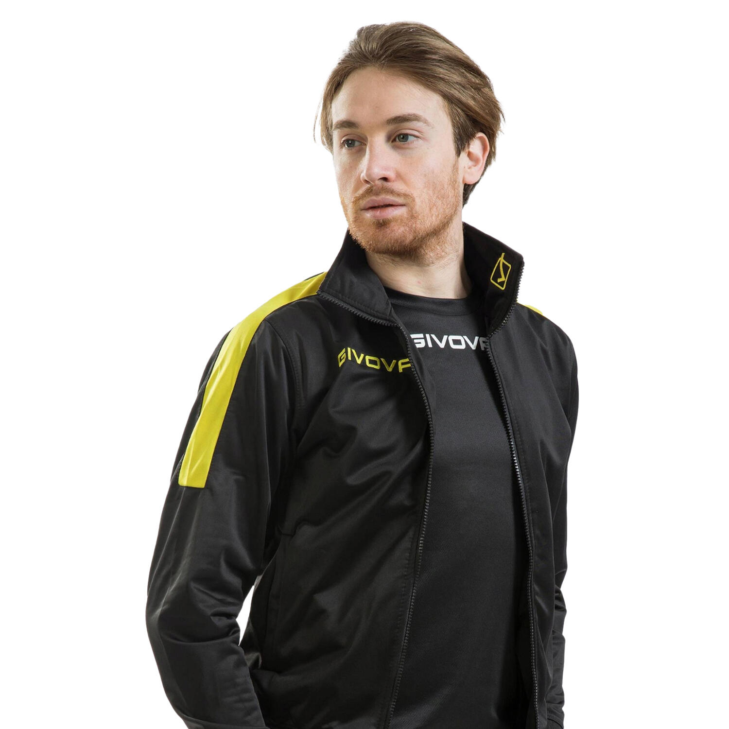 Ensemble De Survêtement TUTA REVOLUTION Homme (Noir / Jaune) 3/4