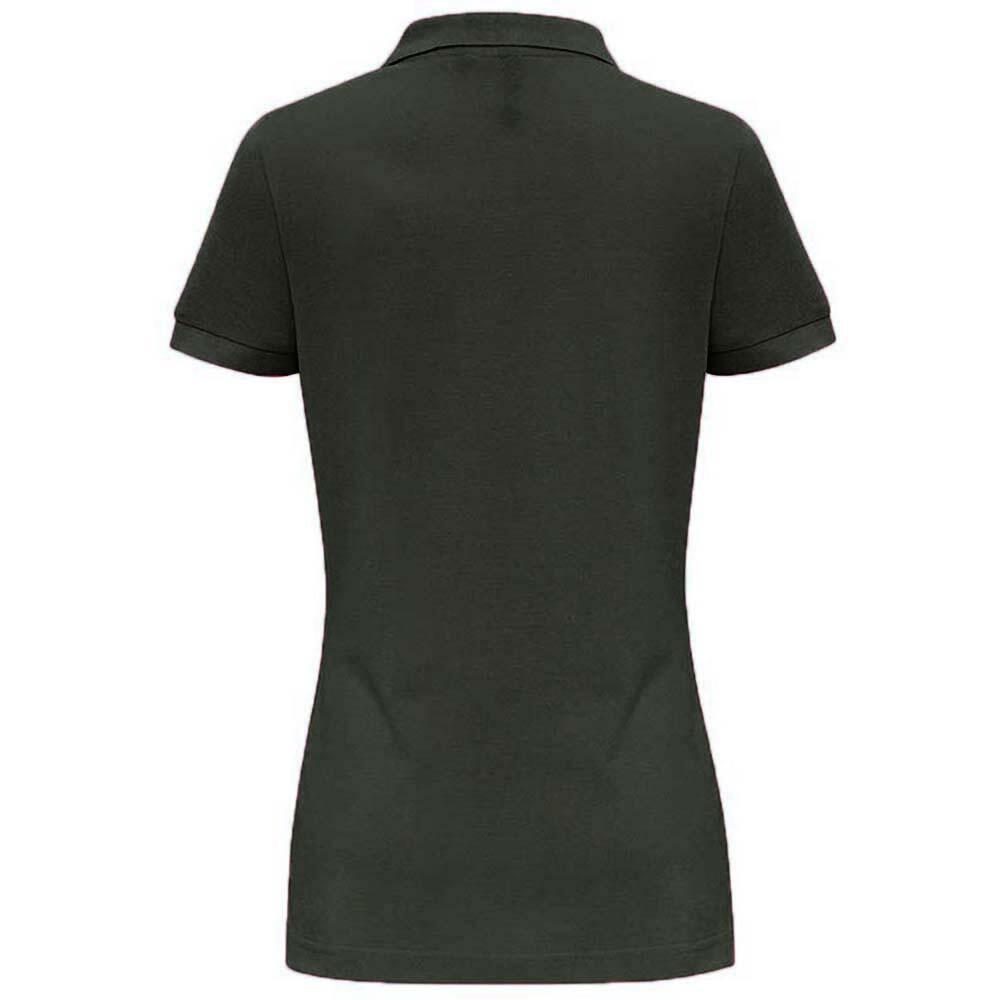 PoloShirt, Kurzarm Damen Flaschengrün 2/2