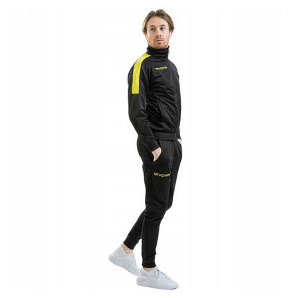 Ensemble De Survêtement TUTA REVOLUTION Homme (Noir / Jaune)