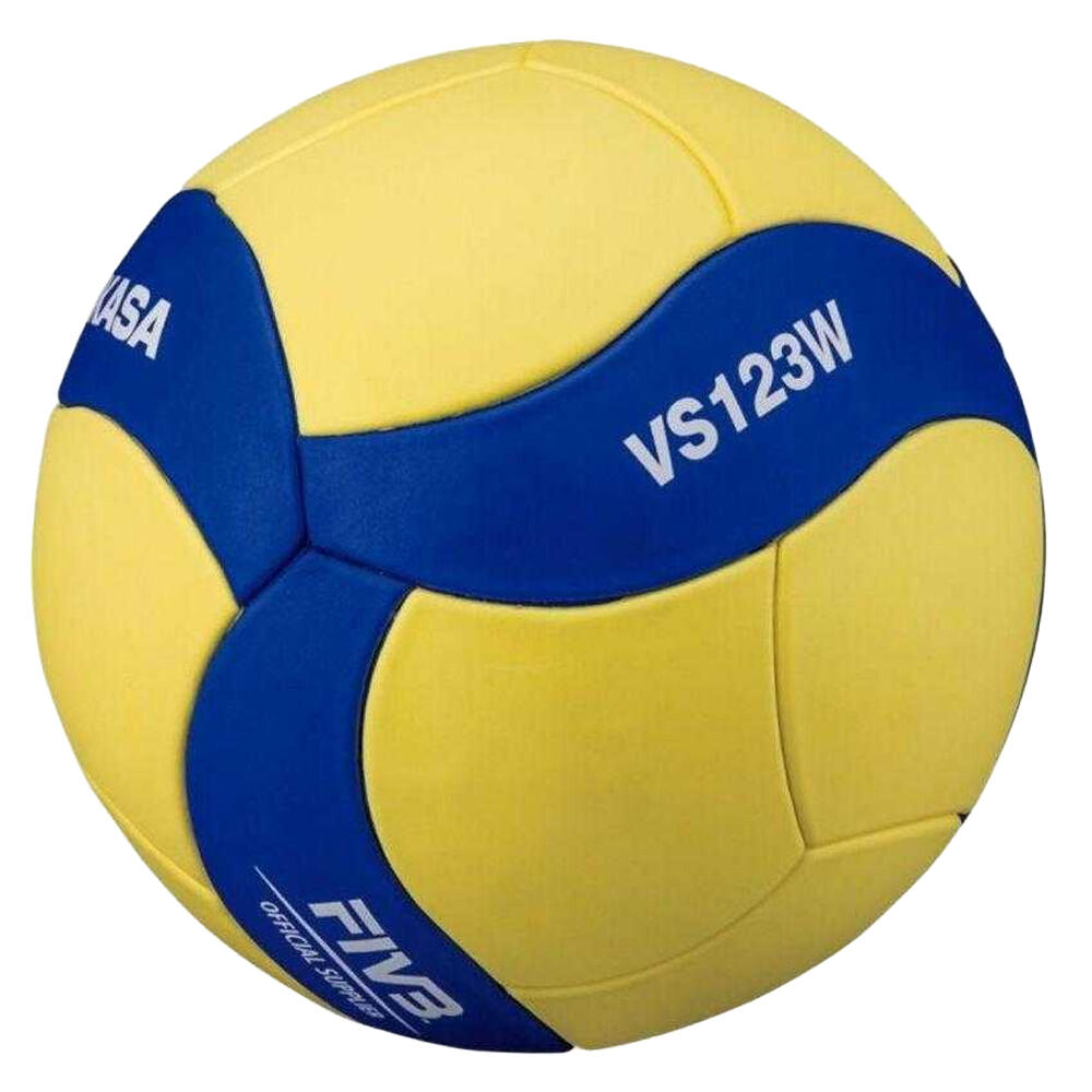 VS123W Logo Volleybal (Blauw/Geel) 5 2/2