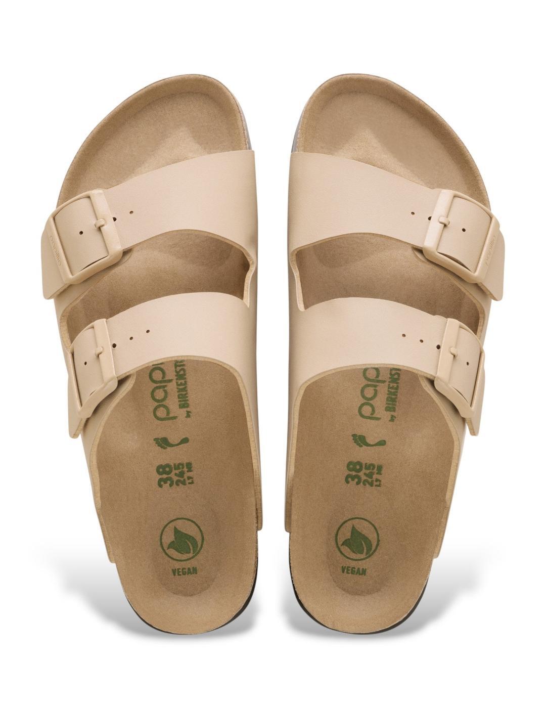 Sandales pour femme Birkenstock beige. 5/6