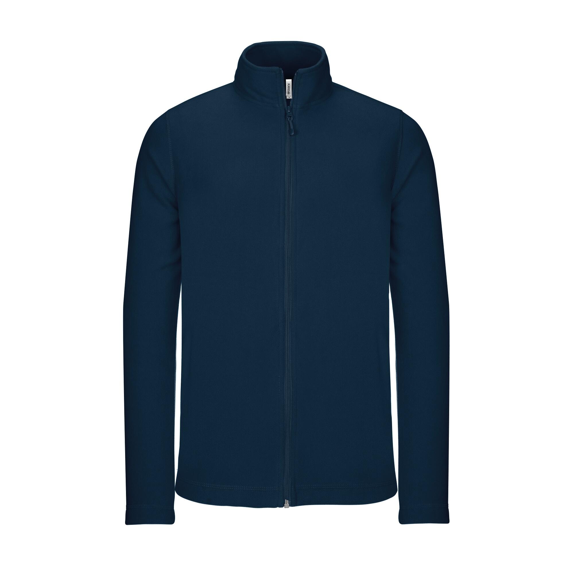 MikroFleece Jacke Herren Marineblau 2/2