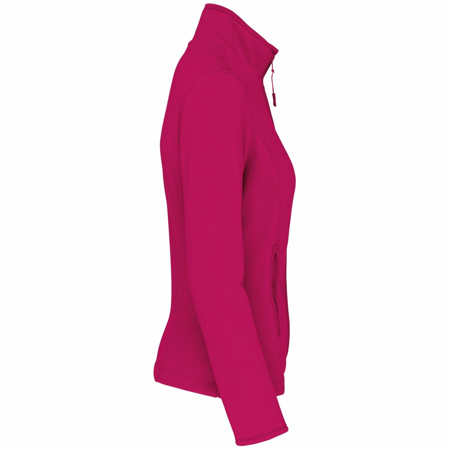 Womens/Ladies Maureen Microfleece Jacket (Fuchsia) 3/3