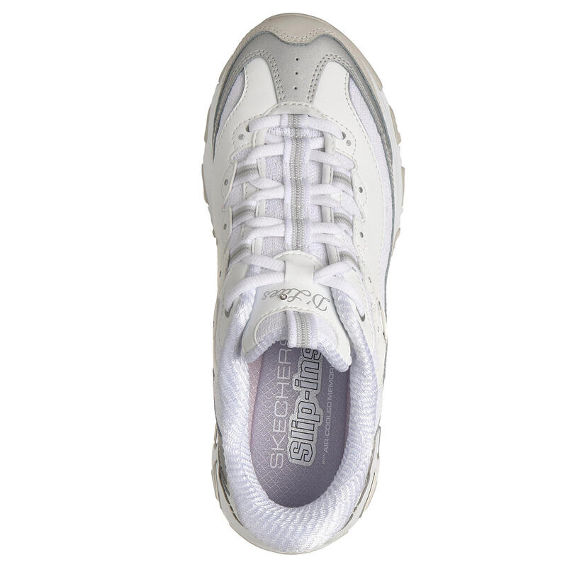 Pantofi sport femei Skechers D Lites-smooth Nostalgia, Alb