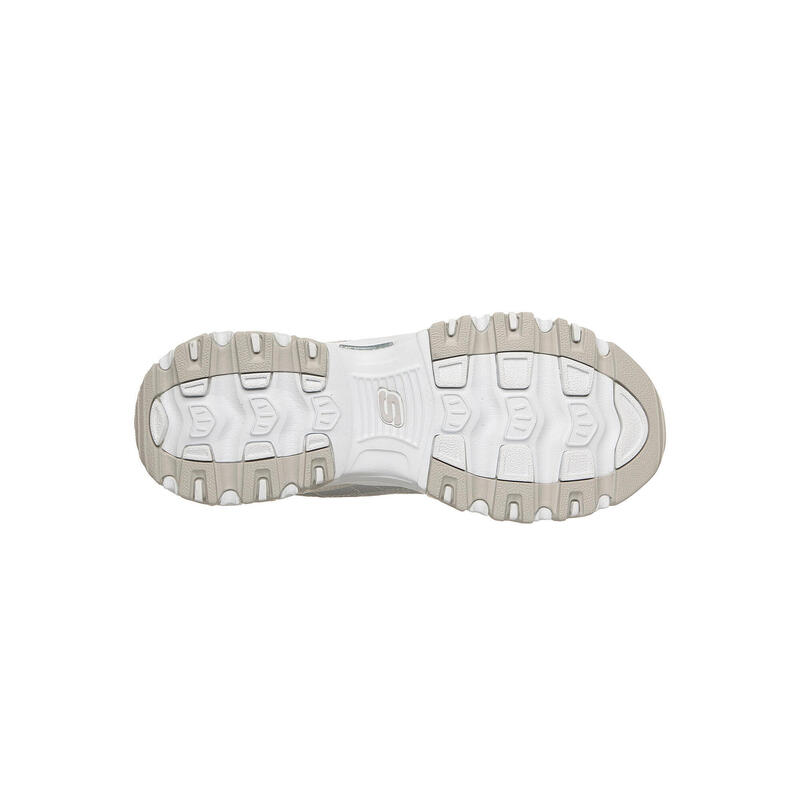 Pantofi sport femei Skechers D Lites-smooth Nostalgia, Alb