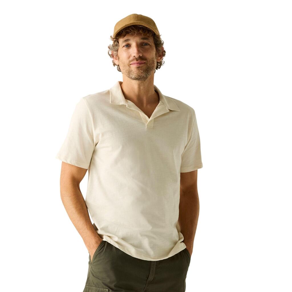 Mens Hadvo Polo Shirt (White Stone)
